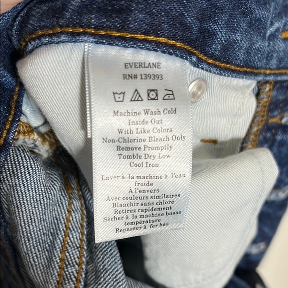 Everlane 90s Cheeky Jean Organic Cotton Size 27 Ankle - Picture 5 of 7